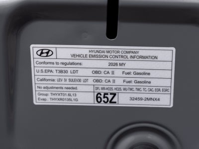 2026 Hyundai TUCSON HYBRID SEL Convenience