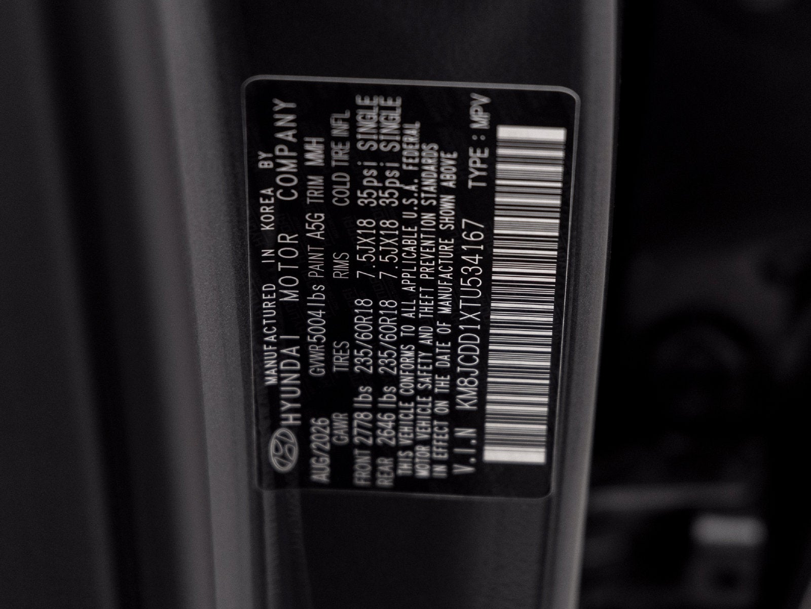2026 Hyundai TUCSON HYBRID SEL Convenience