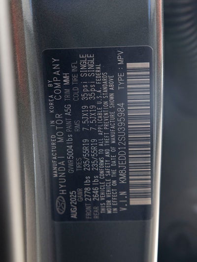 2025 Hyundai TUCSON HYBRID Limited