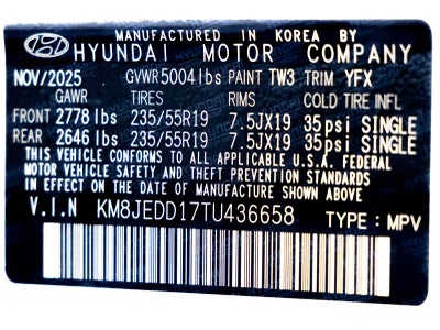 2026 Hyundai TUCSON HYBRID Limited