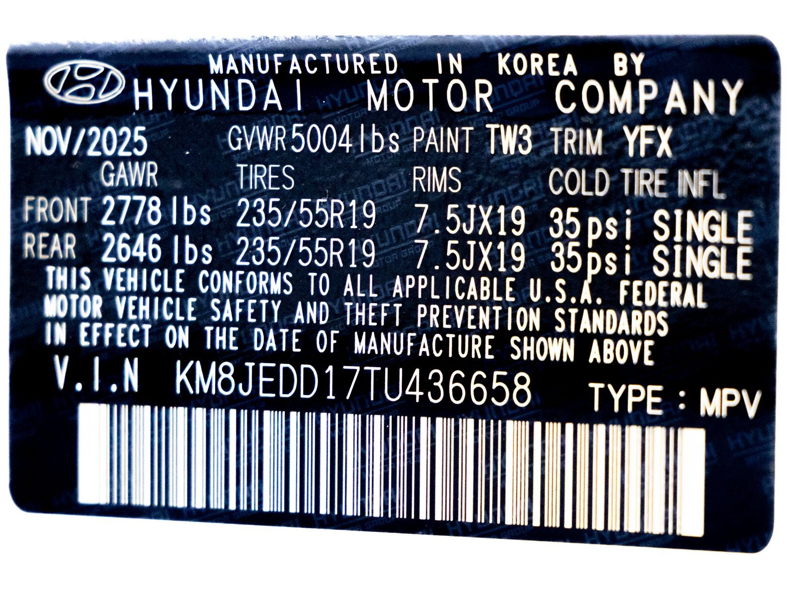 2026 Hyundai TUCSON HYBRID Limited