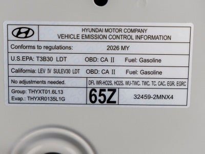 2026 Hyundai TUCSON HYBRID Limited