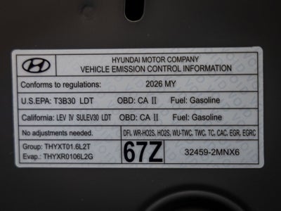2026 Hyundai TUCSON PLUG-IN HYBRID Limited