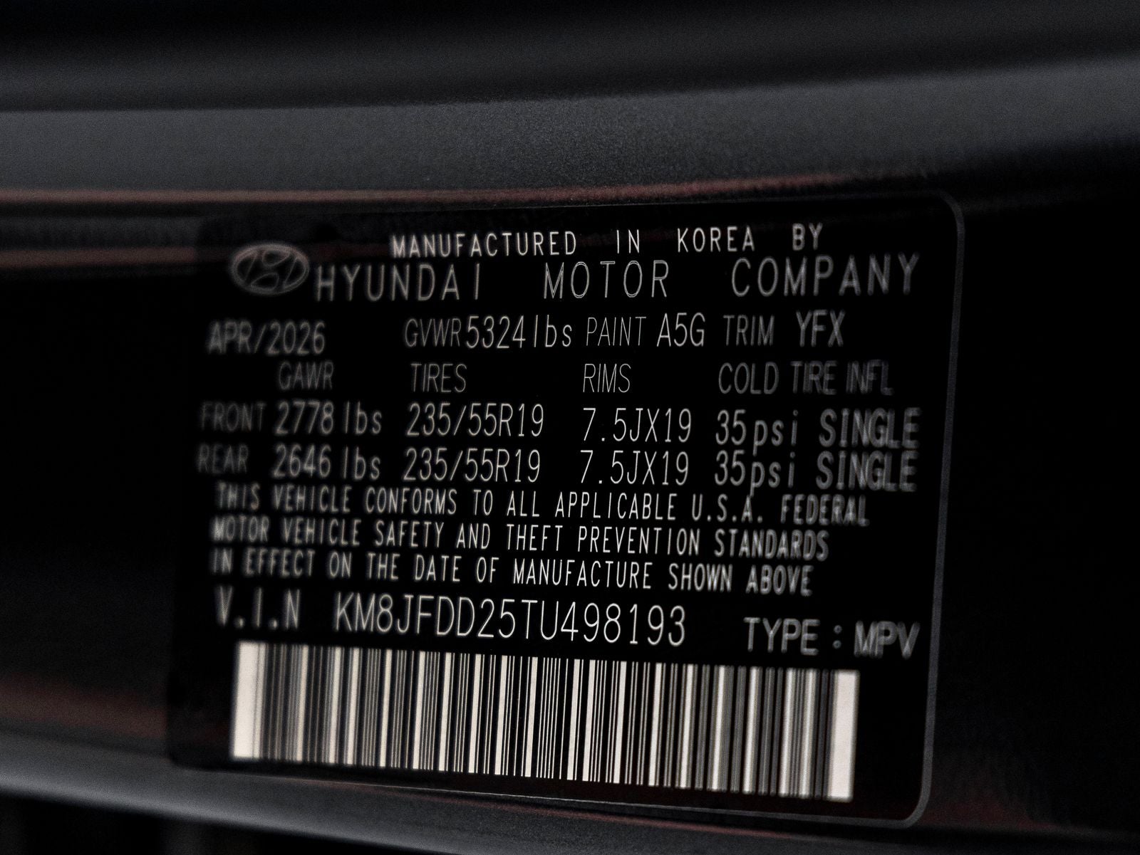 2026 Hyundai TUCSON PLUG-IN HYBRID Limited
