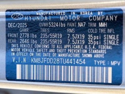 2026 Hyundai TUCSON PLUG-IN HYBRID Limited