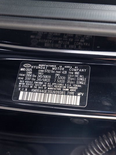 2025 Hyundai PALISADE SEL Premium 8 Passenger