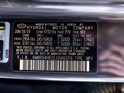 2020 Hyundai PALISADE Limited