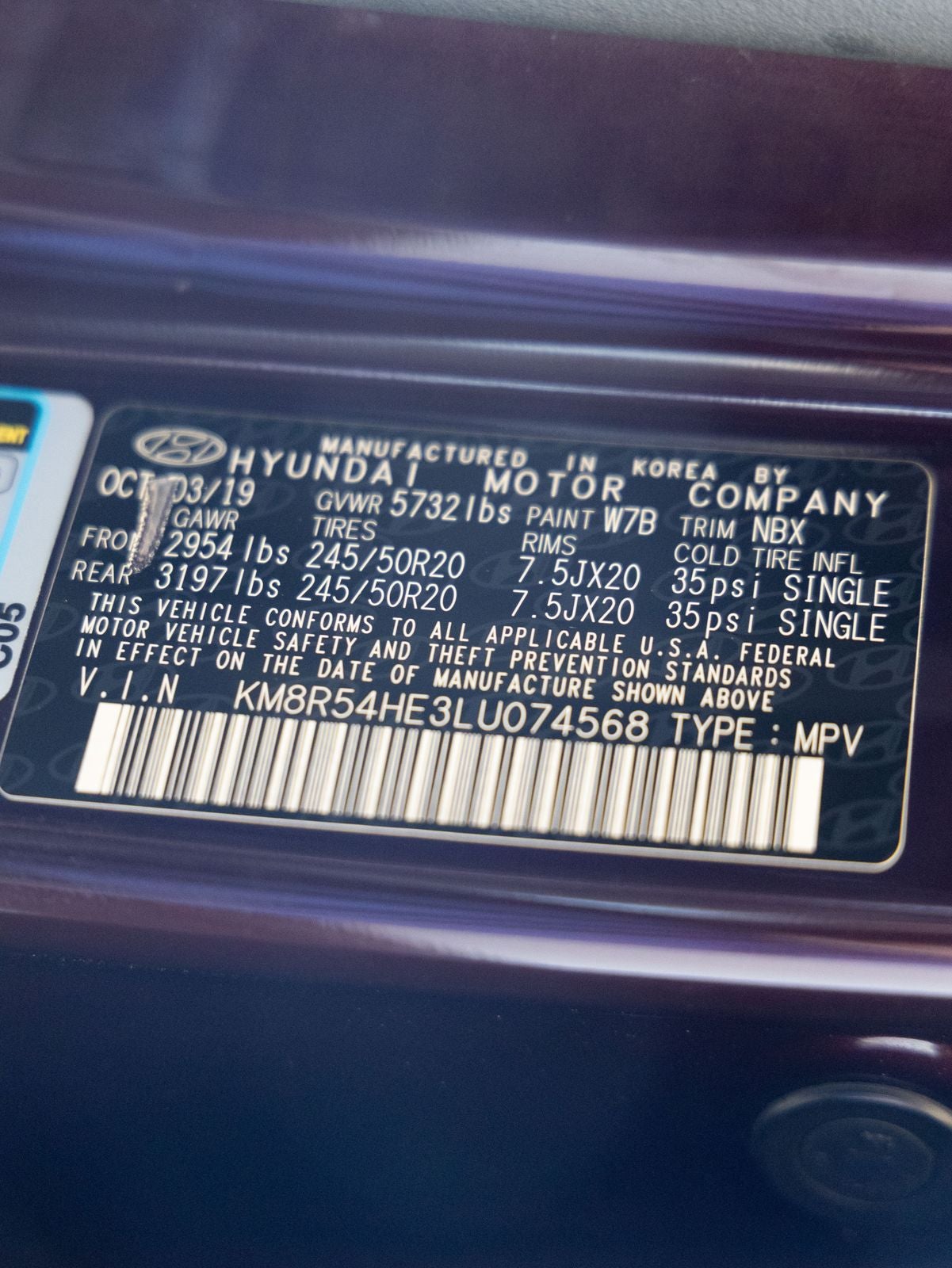 2020 Hyundai PALISADE Limited