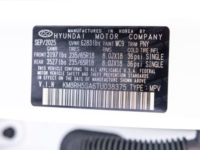 2026 Hyundai PALISADE HYBRID Blue SEL Premium 7 Passenger