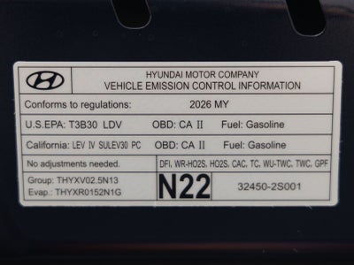 2026 Hyundai PALISADE HYBRID Blue SEL Premium 8 Passenger