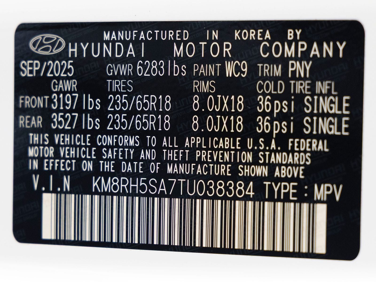 2026 Hyundai PALISADE HYBRID Blue SEL Premium 7 Passenger