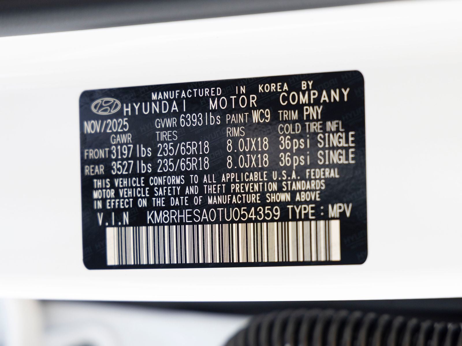 2026 Hyundai PALISADE HYBRID SEL Premium 8 Passenger