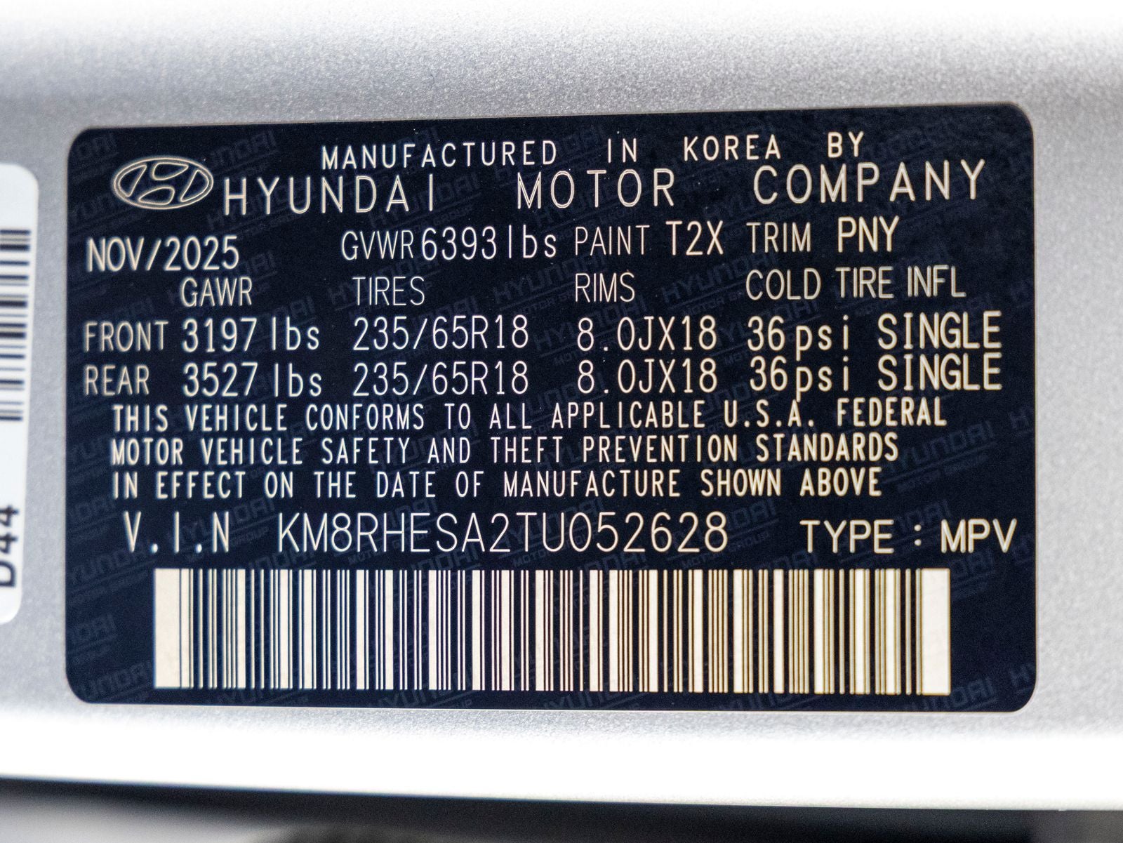 2026 Hyundai PALISADE HYBRID SEL Premium 8 Passenger