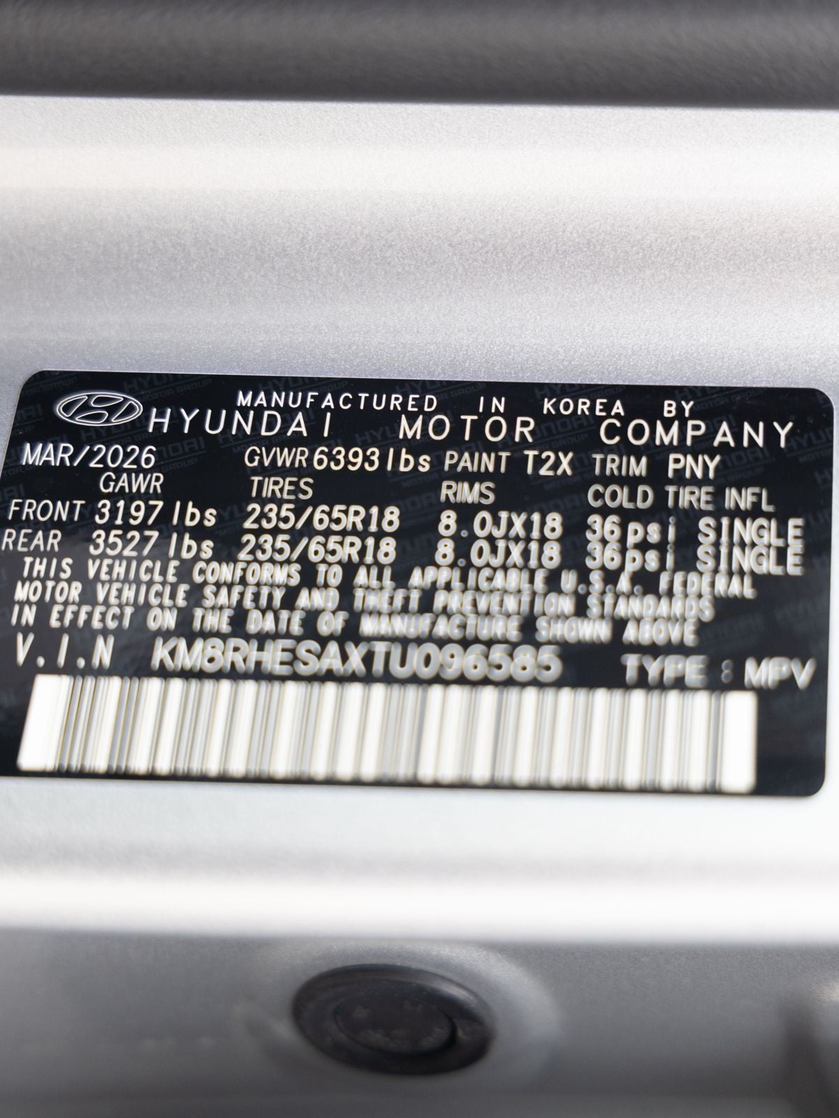 2026 Hyundai PALISADE HYBRID SEL Premium 8 Passenger
