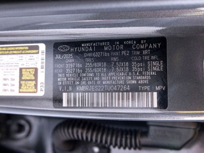 2026 Hyundai PALISADE XRT Pro