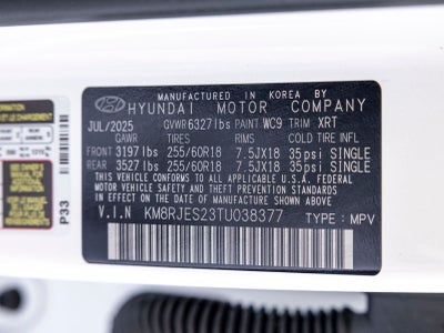 2026 Hyundai PALISADE XRT Pro