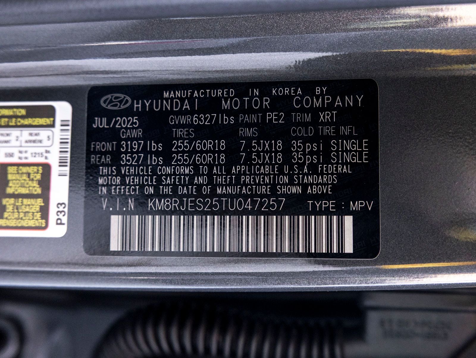 2026 Hyundai PALISADE XRT Pro