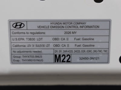 2026 Hyundai PALISADE XRT Pro