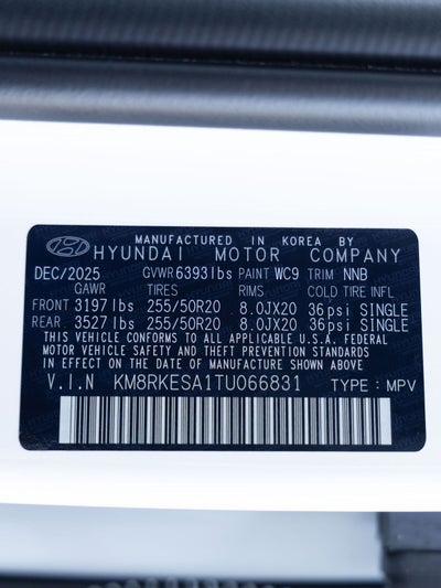 2026 Hyundai PALISADE HYBRID Limited