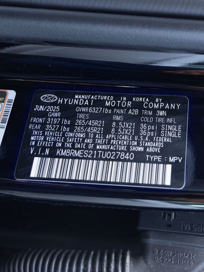 2026 Hyundai PALISADE Calligraphy