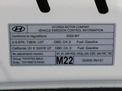 2026 Hyundai PALISADE Calligraphy