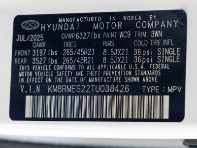 2026 Hyundai PALISADE Calligraphy