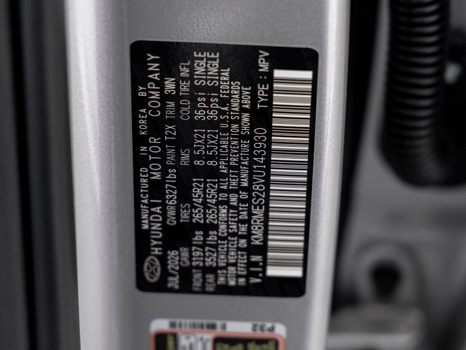 2027 Hyundai PALISADE SEL 7 Passenger