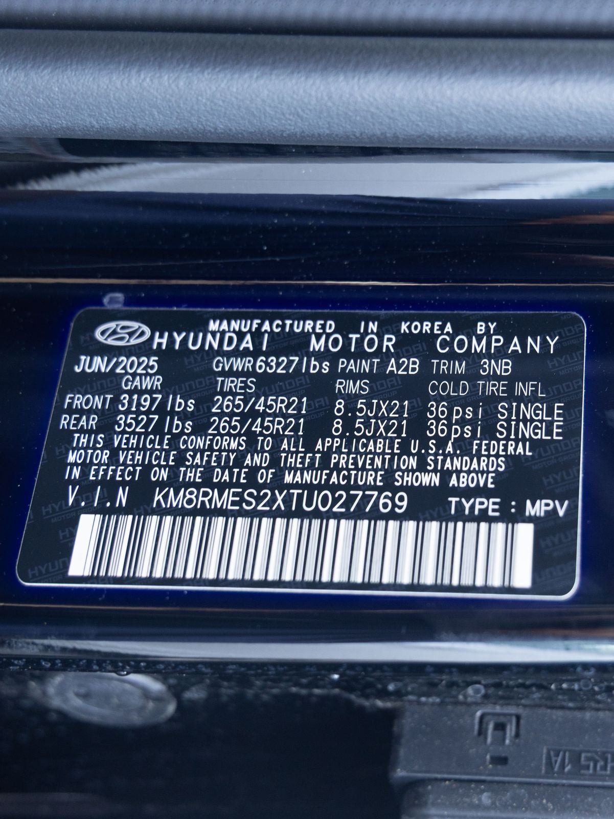2026 Hyundai PALISADE Calligraphy