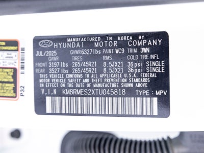 2026 Hyundai PALISADE Calligraphy