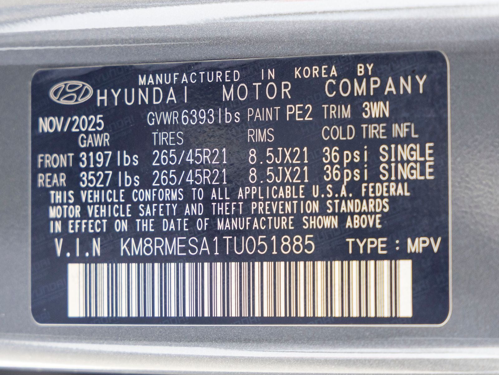 2026 Hyundai PALISADE HYBRID Calligraphy