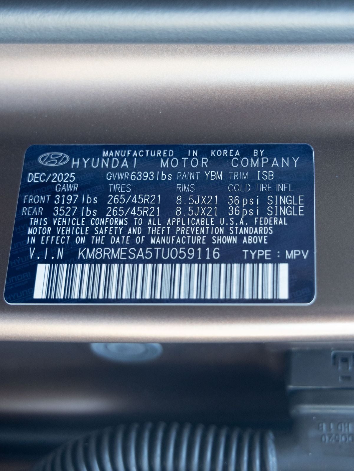 2026 Hyundai PALISADE HYBRID Calligraphy