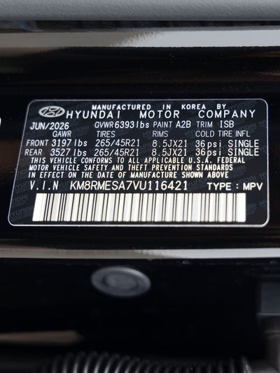 2027 Hyundai PALISADE HYBRID Calligraphy