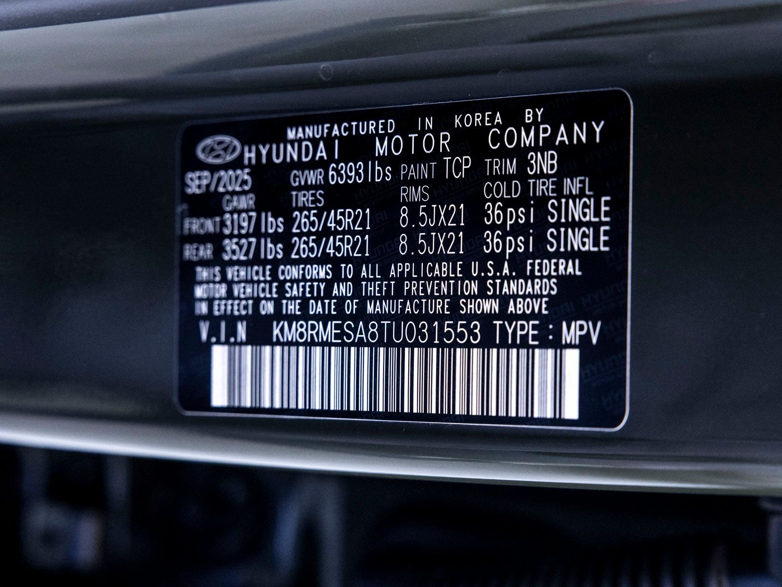 2026 Hyundai PALISADE HYBRID Calligraphy