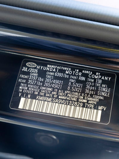 2027 Hyundai PALISADE HYBRID Calligraphy