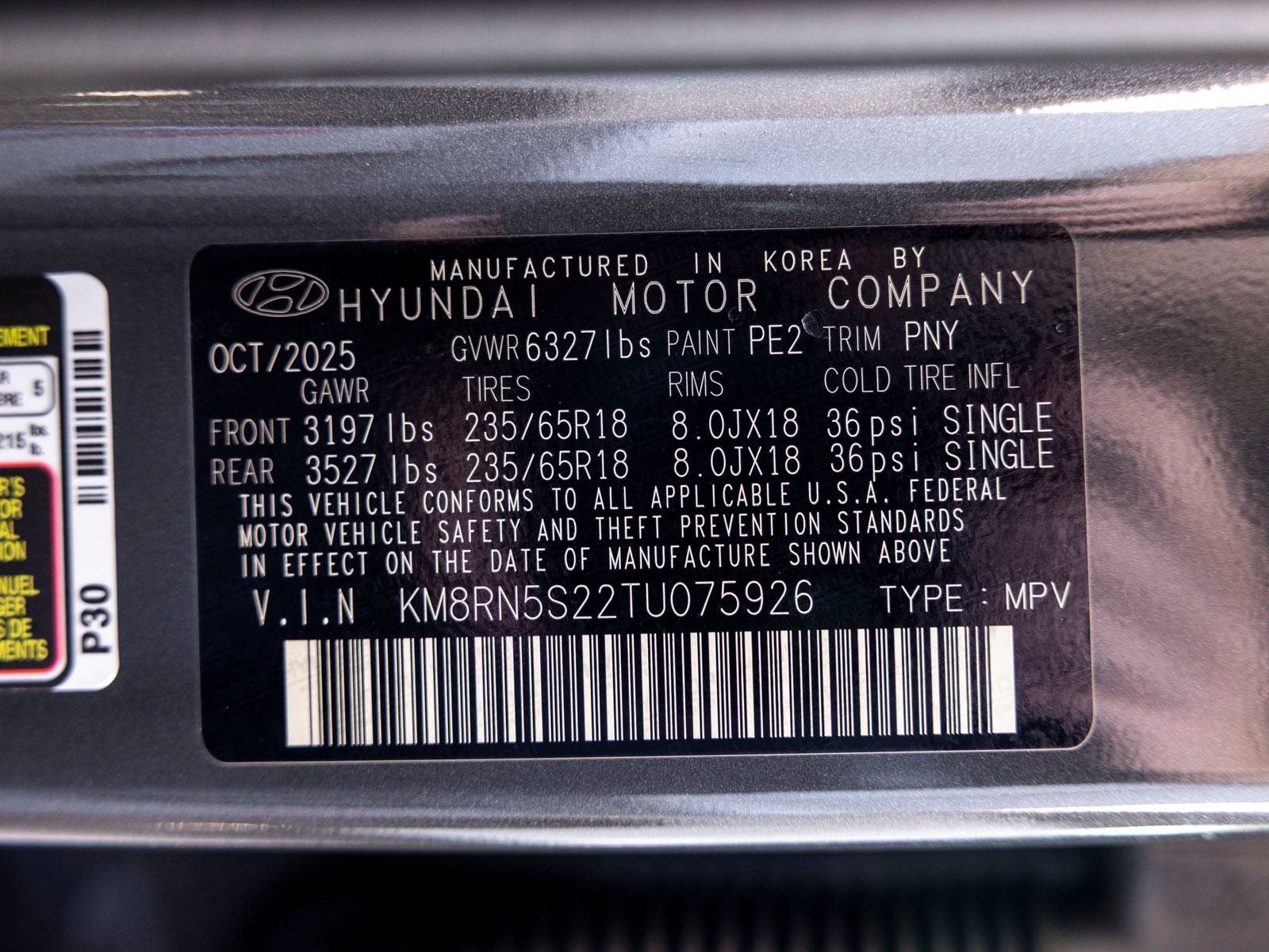 2026 Hyundai PALISADE SEL Premium 7 Passenger