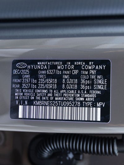 2026 Hyundai PALISADE SEL Premium 8 Passenger