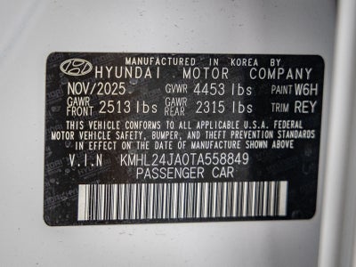 2026 Hyundai SONATA SE