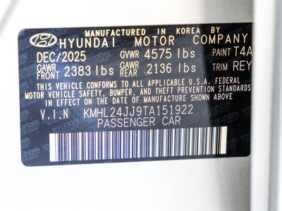 2026 Hyundai SONATA HYBRID Blue