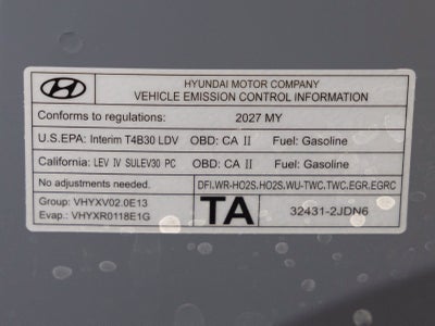 2027 Hyundai SONATA HYBRID Blue