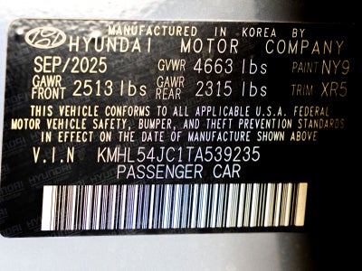 2026 Hyundai SONATA N Line