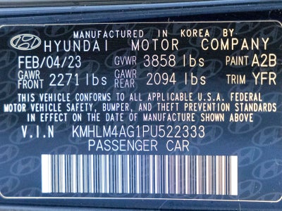 2023 Hyundai ELANTRA SEL