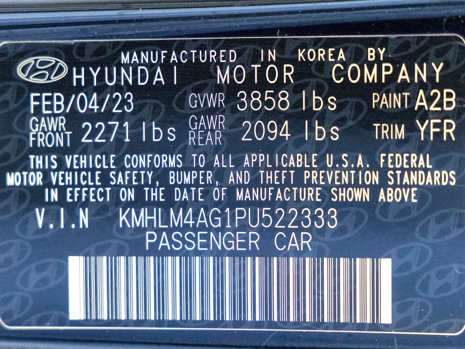 2023 Hyundai ELANTRA SEL