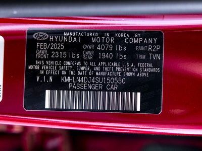 2025 Hyundai ELANTRA HYBRID Limited