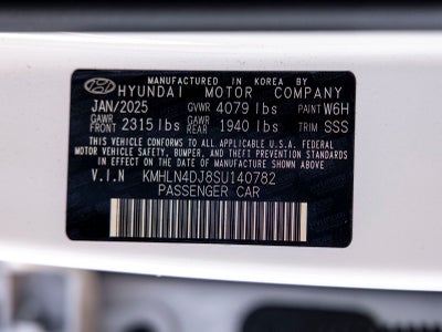 2025 Hyundai ELANTRA HYBRID Limited