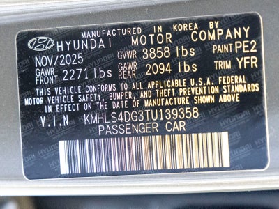 2026 Hyundai ELANTRA SEL Sport