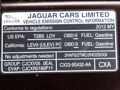 2012 Jaguar XJ XJL Portfolio