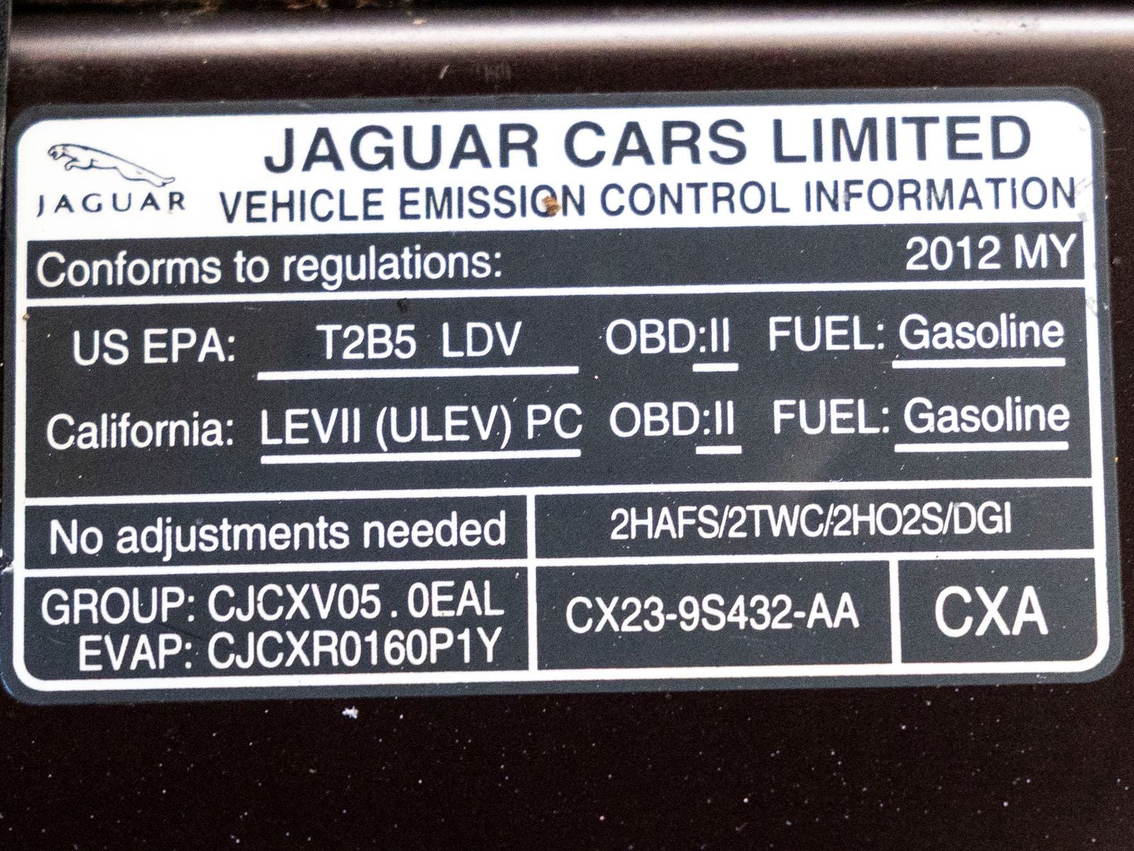 2012 Jaguar XJ XJL Portfolio