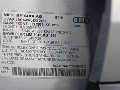 2019 Audi Q5 2.0T Prestige quattro