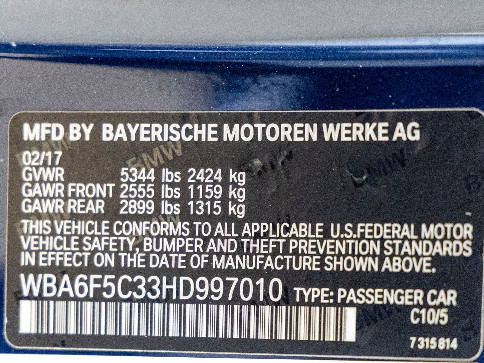 2017 BMW 6 Series 650i